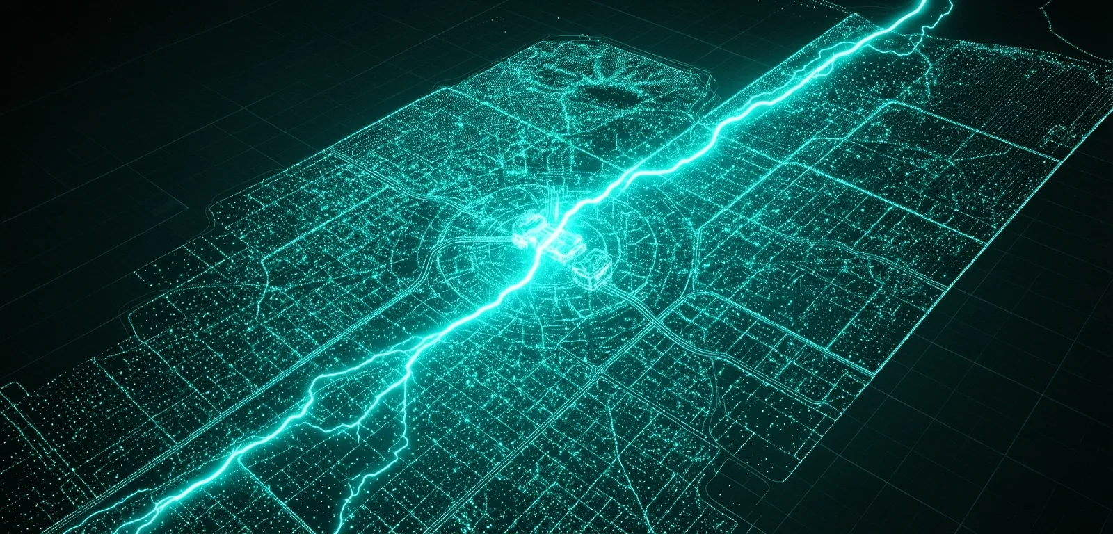 Point-cloud navigation data visualization